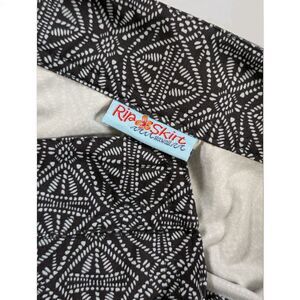 Rip Skirt Hawaii Womens XL Black White Geometric Wrap Mini Skirt